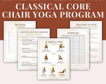 Chair Yoga Poses Chart – For Daily Use