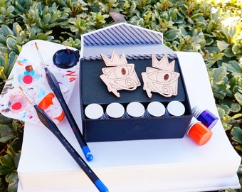 Paint Party Kits at home, Paint party in a box, Paint Party kit Ideas
