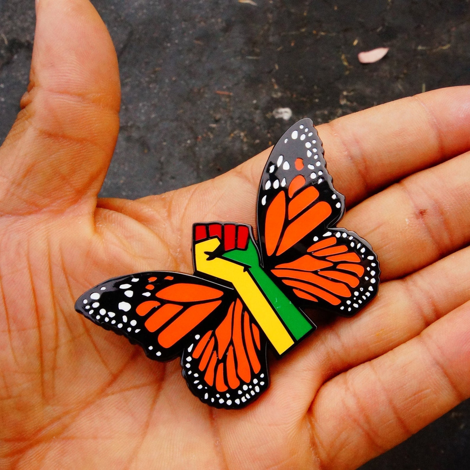 Black owned lapel pin for black history month Pins for the Etsy