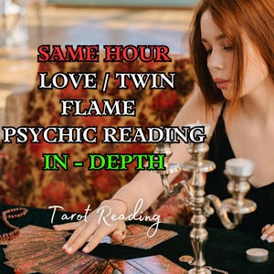 Love Tarot Reading SAME HOUR • Twin Flame Reading • Soulmate Reading • Medium Reading with Tarot Cards • Psychic Love Reading