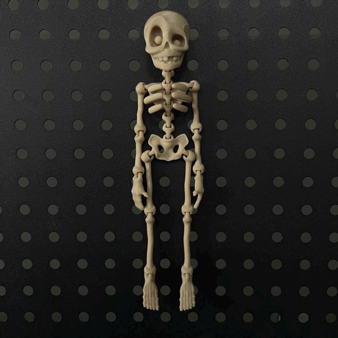 Skelett Magneten 18cm Beweglich - 3D Kühlschrankmagnete Gothic Halloween Deko