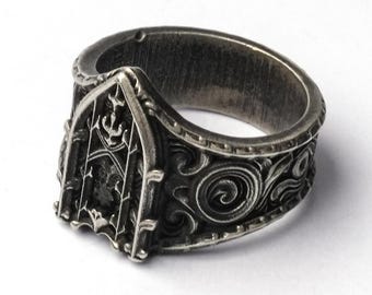 Obelisk of Secrets-Gothic ring