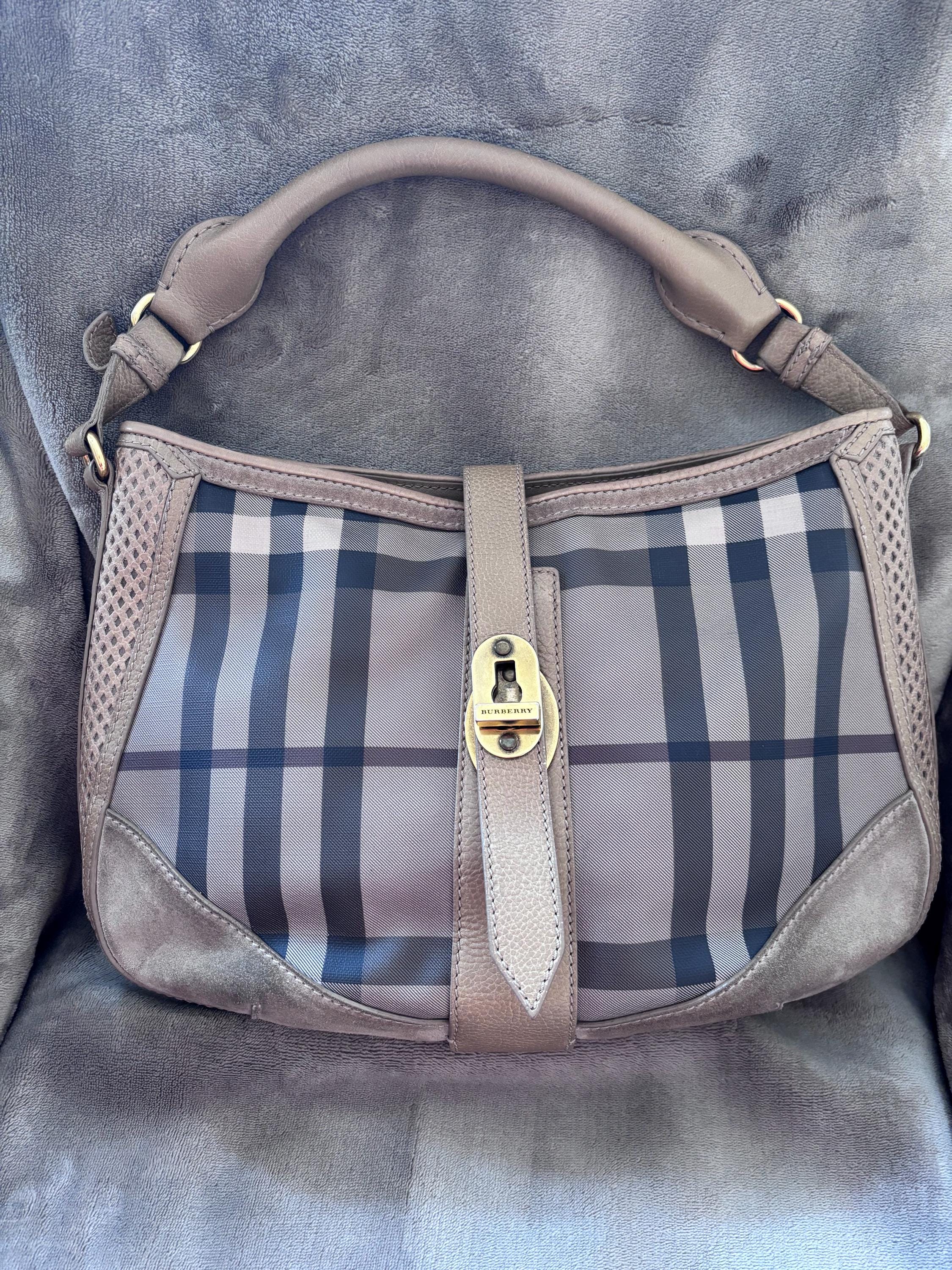 Burberry Suede Bag - Etsy