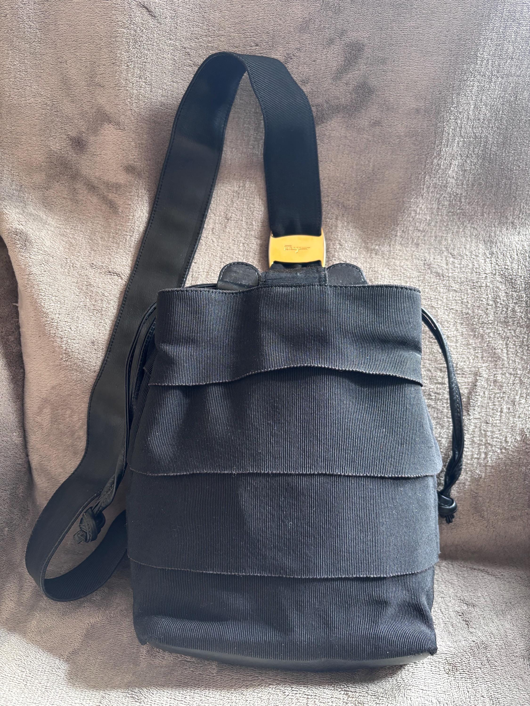 Vintage Salvatore Ferragamo Bucket Bag - Etsy