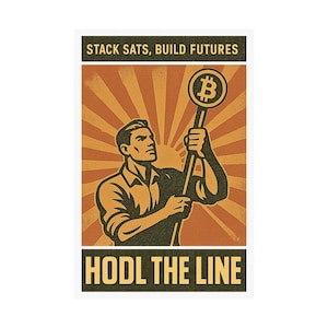 Bitcoin Crypto Poster