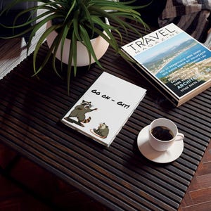 Feral Friends Hardcover Notebook | Angry Raccoon & Screaming Opossum | Grunge Animal Journal | Chaos Critter Sketchbook
