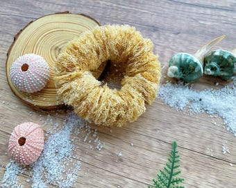 Natural loofah washing dishes, the dishwashing tool can be washed without jostling, organic loofah, no dishwashing waste, loofah scrubber