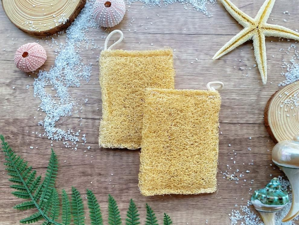 Natural Loofah, Natural Loofah Set, the dishwashing tool can be washed without jostling, organic loofah, loofah scrubber, eco-friendly