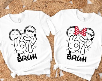 Custom Mickeey Minnie Trendy 6 7 Shirt, Funny Meme Shirt, 6 7 Meme Shirt, Disney Funny Gift For Friend, Mickey Minnie Viral Meme Shirt