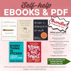 Selbstfürsorge eBooks bündeln | Empowerment eBook Set | Persönliches Wachstum eBook Pack | Sofort PDF Download | Ebooks | Achtsamkeit & Wellness Ratgeber