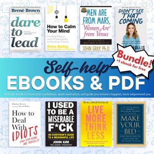 Self-Care eBooks Bundle | Empowerment eBook Set | Personal Growth eBook Pack | Instant PDF Download | Ebooks | Mindfulness & Wellness Guide