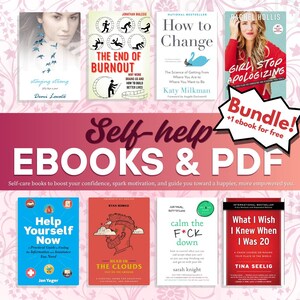 Self-Care eBooks Bundle | Empowerment eBook Set | Personal Growth eBook Pack | Instant PDF Download | Ebooks | Mindfulness & Wellness Guide