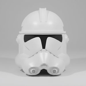 Phase 2 Inspired Clone Trooper Helmet Kit: Wearable, Ready to Paint (Visor Optional)
