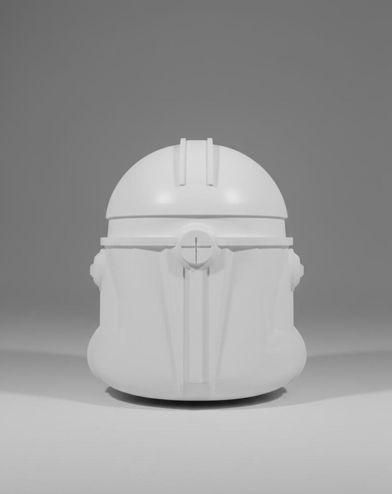 Op fase 2 geïnspireerde Clone Trooper-helmkit met vizieroptie afbeelding 3