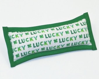 Catnip Kicking Sticks, St. Patrick's Day Cat Toys, Catnip Four-Leaf Clover, Catnip Clover Toy, No Fur Cat Toys, Good Luck Cat Toy, LUCKY