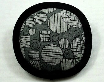 Catnip Toys, No Fur Cat Toys, Geometric Cat Toys, Sophisticated Cat Toy, Cat Toys, Masculine Cat Toys, Black Grid Pillow, TWO SHADES of GREY