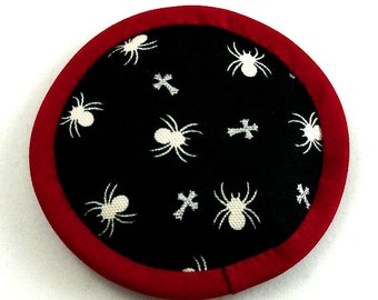 Halloween Catnip Toys, Halloween Cat Toys, Spider Pillow, Catnip Spider, Spider Cat Toy, Creepy Crawlies, Goth Cat Toys, SPIDER CROSSING