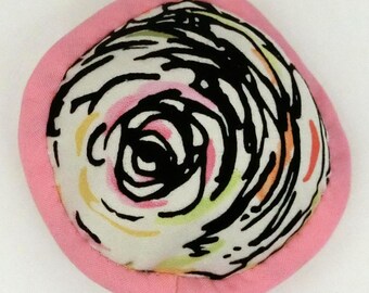 Catnip Flowers, Catnip Flower Toy, No Fur Cat Toys, Abstract Flower Pillow, Abstract Flowers, Scribble Flower Pillow, ELEPHANT EYE