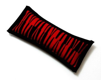 Cool Cat Toys, Halloween Catnip Toys, Goth Cat Toys, Red and Black Cat Pillow, Ethical Cat Toys, No Fur Cat Toys, RED and BLACK BAR