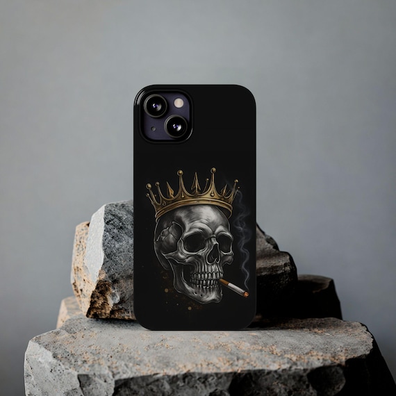 Skull Iphone 12 Pro Max Stylish Case Edgy Slim Phone Cover With