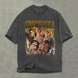 Star Wars Chewbacca Shirt, Comfort Colors Shirt, Star Wars Shirt, Retro TShirt, Chewbacca Fan Gift, Vintage 90s Shirt, Bootleg Shirt