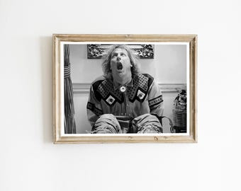 Dumb and Dumber Movie Poster, Funny Bathroom Art (Digital Download)