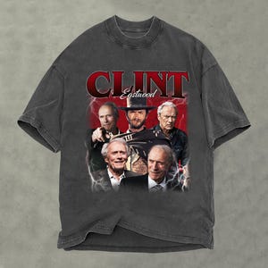 Retro Clint Eastwood Shirt, Comfort Colors Shirt, Clint Eastwood Retro TShirt, Clint Eastwood Fan Gift, Vintage 90s Shirt, Bootleg Shirt