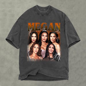 Retro Megan Fox Shirt, Komfort Farben Shirt, Megan Fox Retro TShirt, Megan Fox Fan Geschenk, Vintage 90er Jahre Shirt, Bootleg Shirt