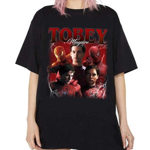 Tobey Maguire Shirt, Comfort Colors Shirt, Tobey Maguire Retro TShirt, Tobey Maguire Fan Gift, Vintage 90s Shirt, Bootleg Shirt