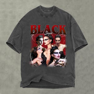 Black Swan Shirt, Comfort Colors Shirt, Black Swan Retro Shirt, Natalie Portman Fan Gift, Vintage Shirt, Bootleg Shirt, Birthday Gift