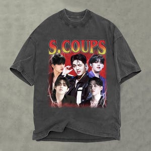 Retro S.COUPS Shirt, Comfort Colors TShirt, S.COUPS Retro Bootleg Shirt, S.COUPS Kpop Fan Merch, Vintage 90s Shirt, Birthday Gifts