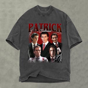Patrick Bateman Shirt, Comfort Colors Shirt, American Psycho Retro TShirt, Patrick Bateman Fan Gift, Vintage 90s Shirt, Bootleg Shirt