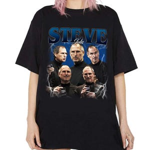 Retro Steve Jobs Shirt, Comfort Colors Shirt, Steve Jobs Retro TShirt, Steve Jobs Fan Gift, Vintage 90s Shirt, Bootleg Shirt