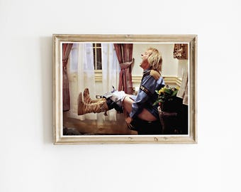 Buddy Comedy Movie Poster, Funny Bathroom Art (Digital Download)