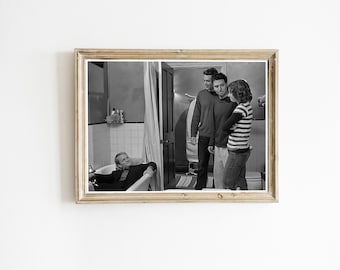 How I Met Your Mother Bathroom Poster, Funny TV Meme Art (Digital Download)