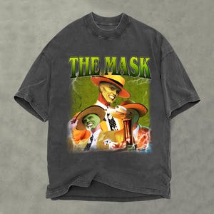 Retro The Mask Shirt, Comfort Colors Shirt, Jim Carrey Retro Shirt, The Mask Fan Gift, Vintage 90s Shirt, Bootleg Shirt