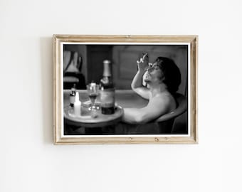 Funny Johnny Depp Bathroom Poster, Meme Restroom Decor (Digital Download)