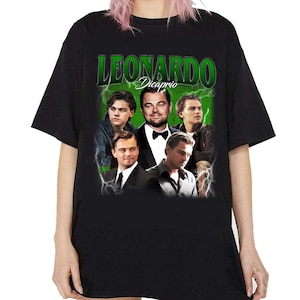 Leonardo Dicaprio Shirt, Comfort Colors Shirt, Leonardo Dicaprio Retro TShirt, Leonardo Dicaprio Fan Gift, Vintage 90s Shirt, Bootleg Shirt