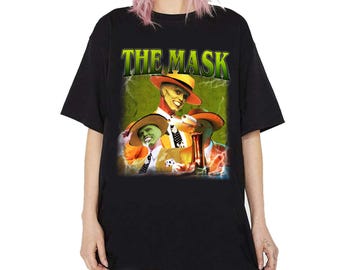 90s The Mask Tシャツ XL 90's Hanes ''THE MASK'' ムービーTシャツ 黒 表記(XL) USA製