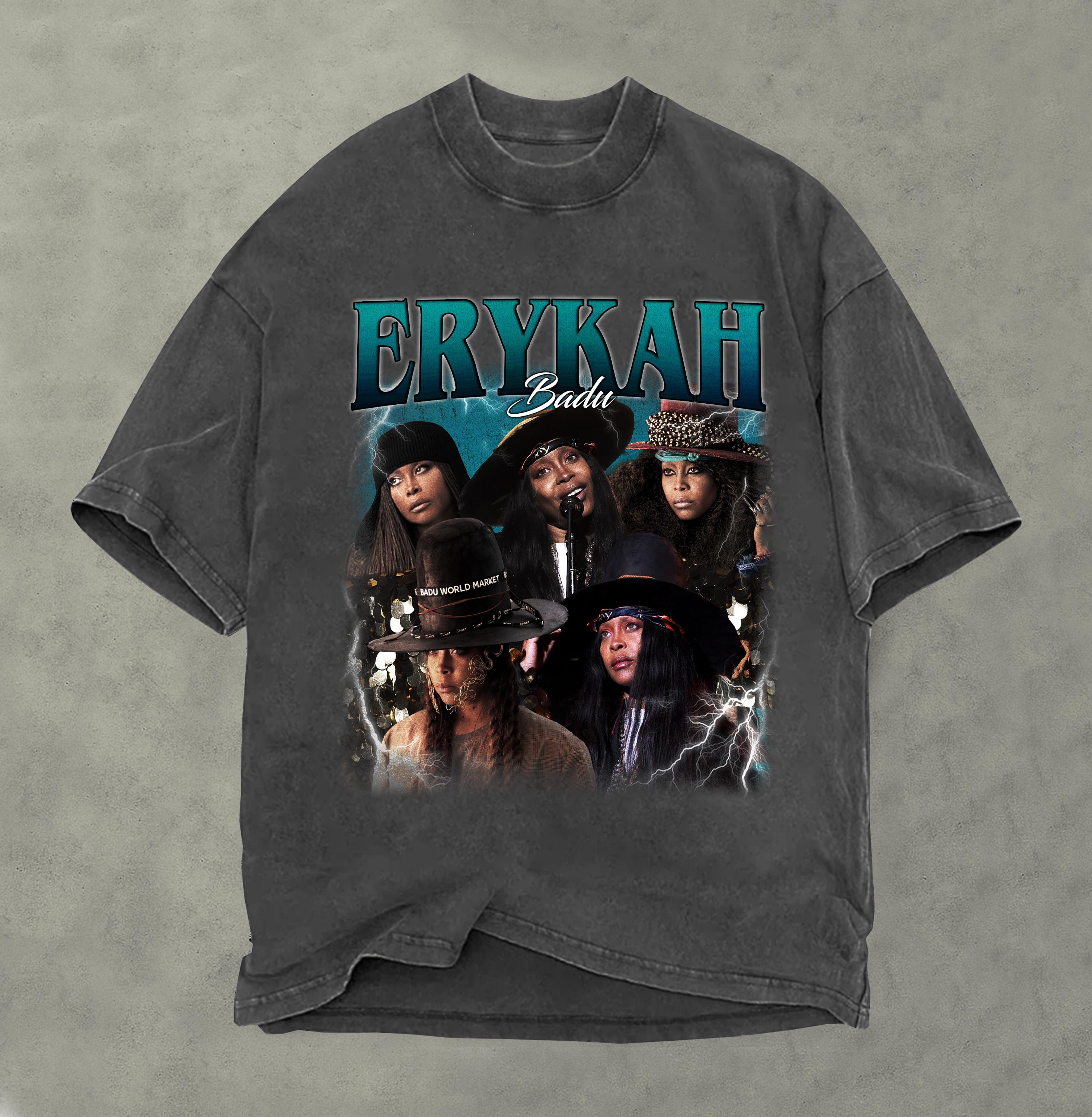 ERYKAH BADU オフィシャル アーティスト ツアーTシャツ HIPHOP