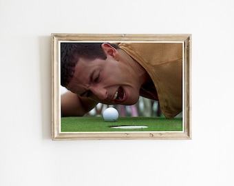 Happy Gilmore Poster, Movie Scene Art, Photography Prints, Retro Poster, Vintage Movie Art, Digital Download, Wall Art