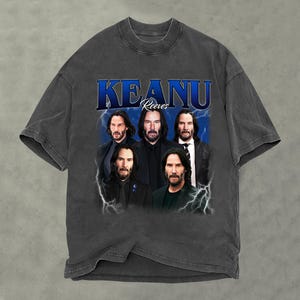 Retro Keanu Reeves Shirt, Comfort Colors Shirt, Keanu Reeves Retro TShirt, Keanu Reeves Fan Gift, Vintage 90s Shirt, Bootleg Shirt