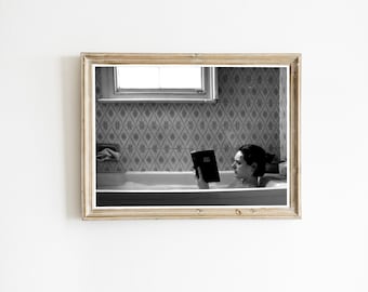 Pôster de banheiro Fleabag, pôster de filme engraçado, pôsteres engraçados para banheiro, arte de banheiro com memes, pôster para vaso sanitário, decoração de banheiro, download digital