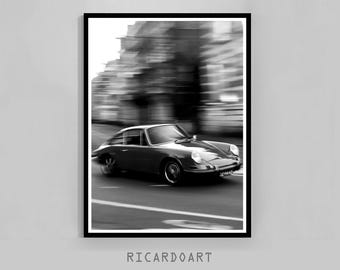 Porsche 911 Photography Print, Luxury Car Wall Art (Digital Download)