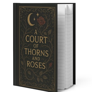 Ein Gericht der Dornen und Rosen Hardcover-Notizbuch matt