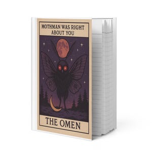Mothman Hardcover Mattes Notizbuch