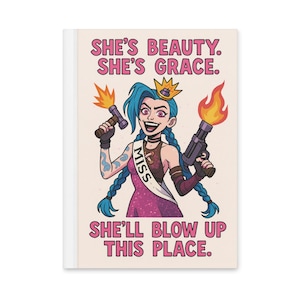 Jinx - Arcane Hardcover journal matte