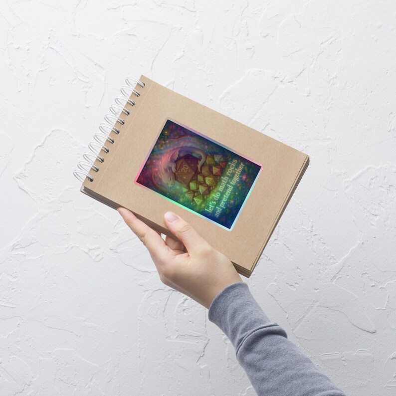 Let's Do Math Rocks and Pretend Together Holographic Sticker - Etsy ...