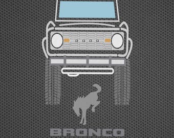 Bronco SVG, Ford Truck Sublimation, Car Clipart, Off Road SVG, Digital Download