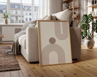 Minimal Abstract Art Printable Wall Art, Minimalist Wall Art Modern Abstract Room Decor, Contemporary Abstract Print, Digital Download